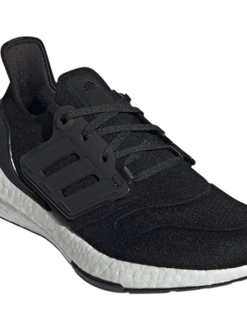 Adidas Ultraboost Black Knit Running Sneakers White Midsole Men’s Size 9